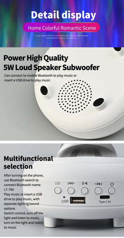 Magische Noorderlicht Projector | Creëer Je Eigen Ontspannen Droomwereld