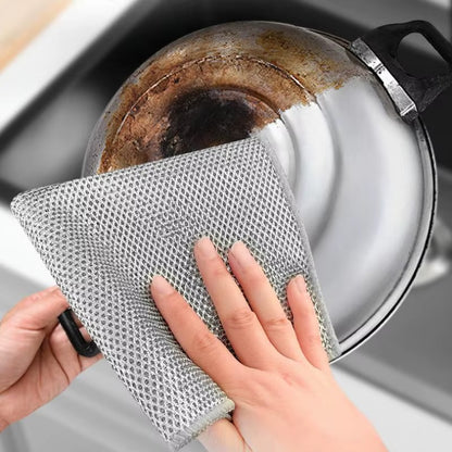 Anti-Kras Staalvezel Vaatdoeken (20 Stuks) | Breng de Glans Terug