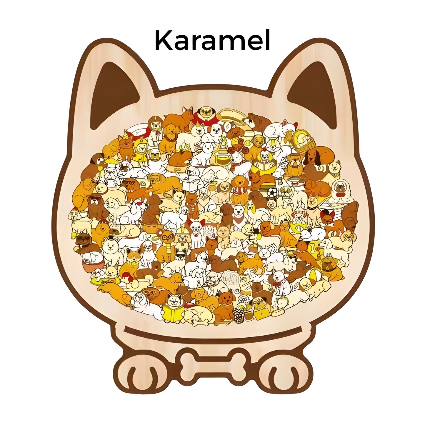 Doggy Puzzel | Ontspanning met Unieke Hondenvormen