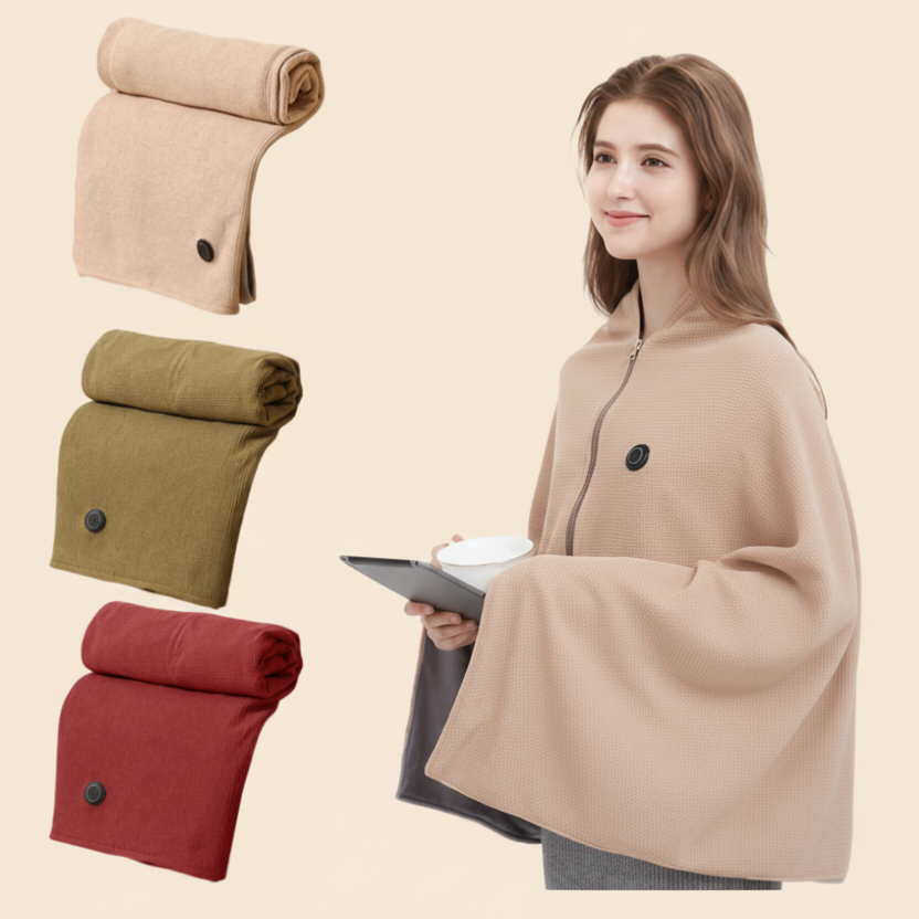 Thermo Cape | Warme Omhelzing voor Nek, Schouder, Armen en Benen