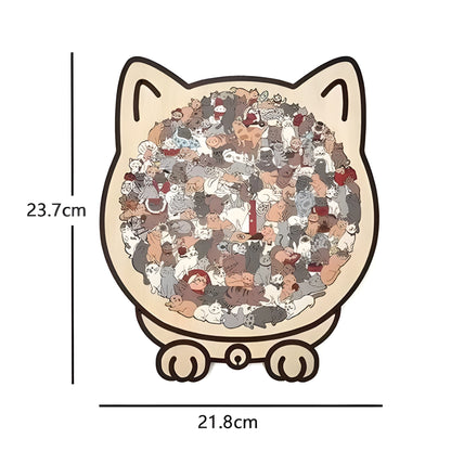 Kitty Puzzel | Verrassende vormen voor uren ontspanning 🐈