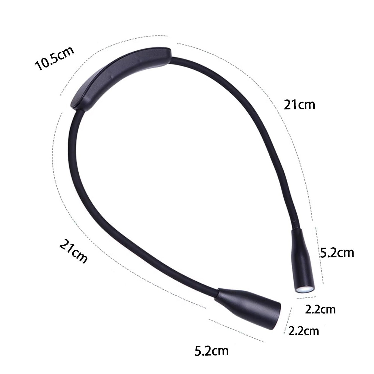 Neck-Flex Lamp | Handen-Vrij, Buigzame Armen, Perfect Licht