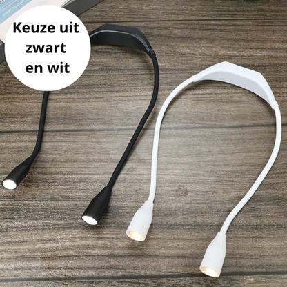 Neck-Flex Lamp | Handen-Vrij, Buigzame Armen, Perfect Licht